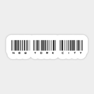 New York City - BARCODE Sticker